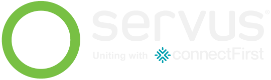 Servus Uniting with connectFirst Logo